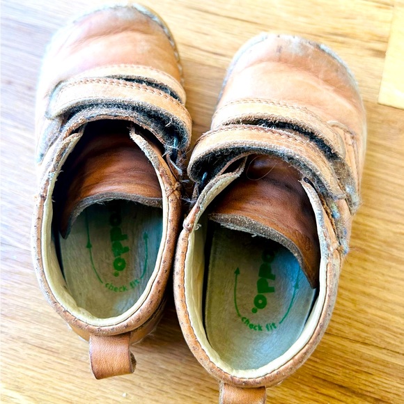 Froddo Toddler Boys Girls Camel Brown Leather Shoes Size 22 - Picture 2 of 4